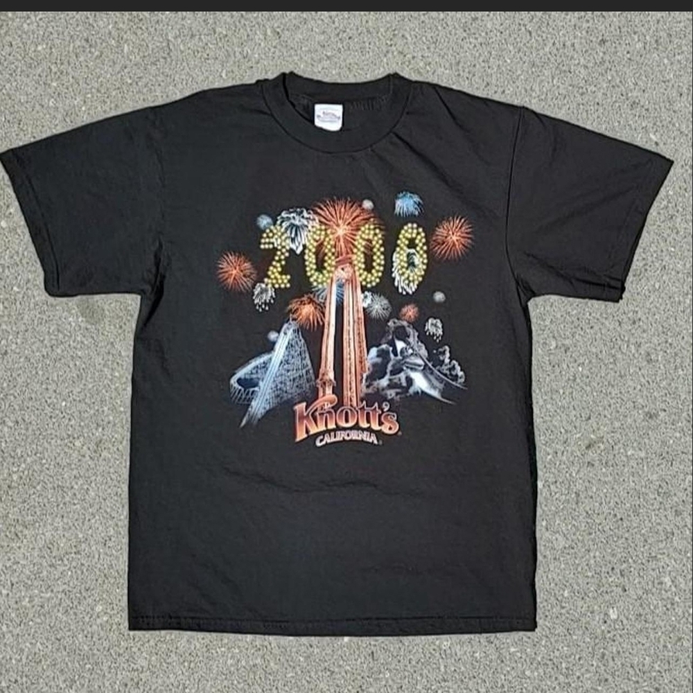 Vintage 2000 Knott’s Berry Farm Y2K Celebration T-Shirt M Made in USA Graphic